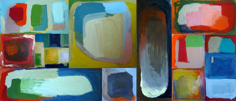 2012.  Tableau modulable support 90cmx210cm